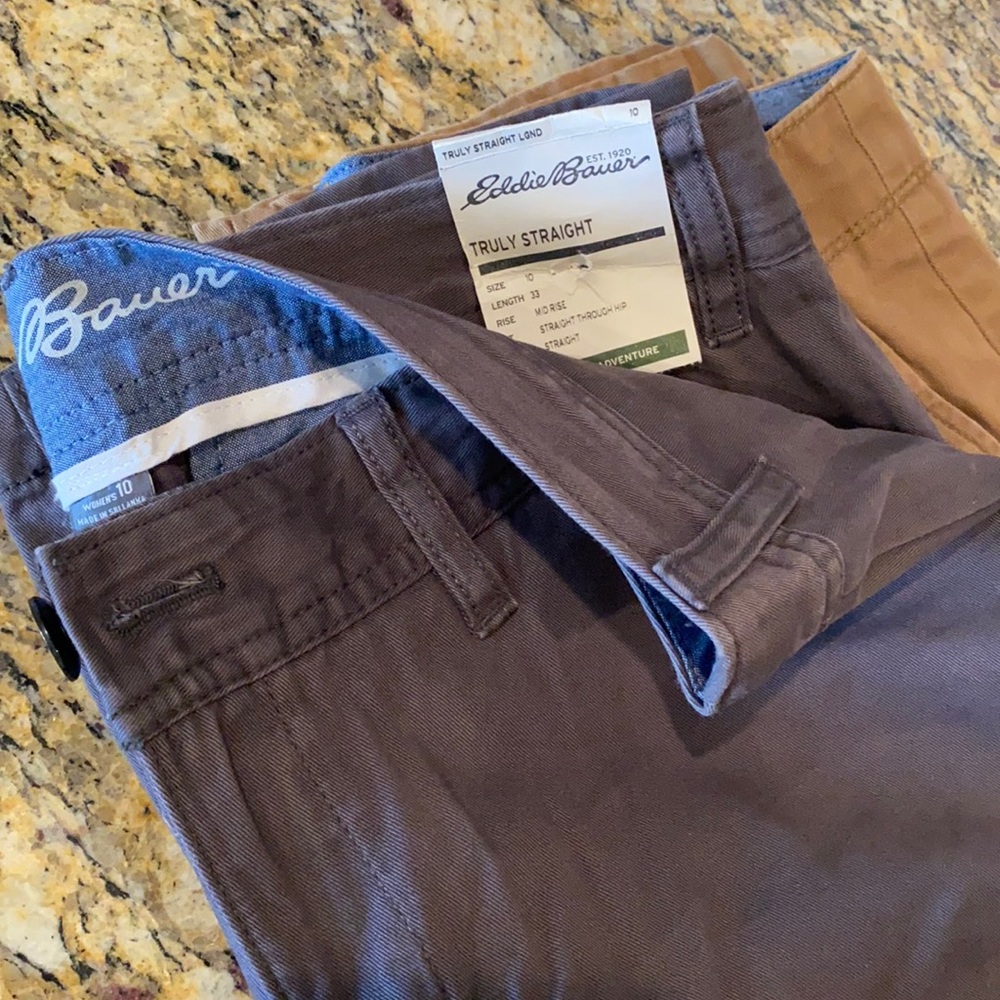 NWT Eddie Bauer khakis bundle